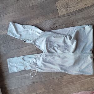 Windsor Silver Holographic Body-Pant Suit